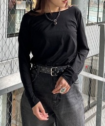 PAGEBOY | スラブシアーロングスリーブ(Tシャツ/カットソー)