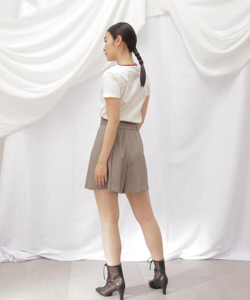 JILL by JILL STUART（ジルバイジルスチュアート）の「◇オーガニックコットン　バイカラーシシュウロゴコンパクトＴシャ（Tシャツ/カットソー・レディース・ホワイト/ホワイト系その他・FREE）」の15枚目の写真