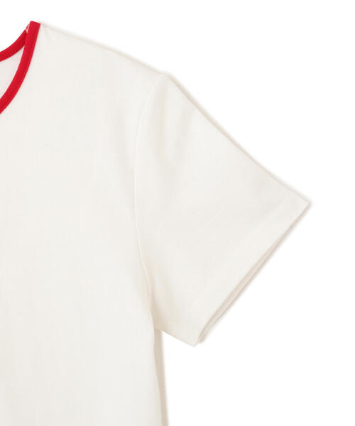 JILL by JILL STUART（ジルバイジルスチュアート）の「◇オーガニックコットン　バイカラーシシュウロゴコンパクトＴシャ（Tシャツ/カットソー・レディース・ホワイト/ホワイト系その他・FREE）」の21枚目の写真