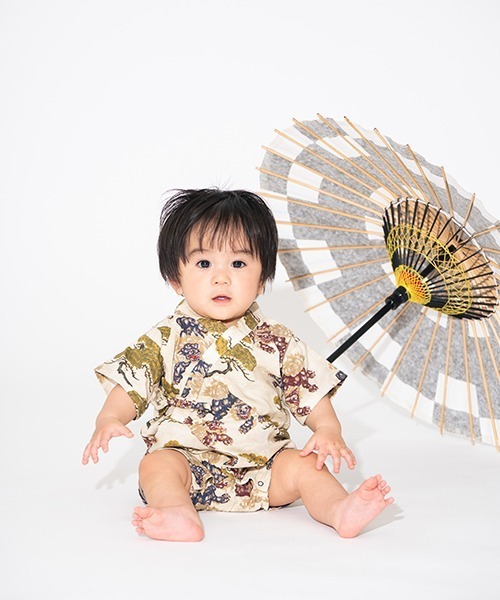 甚平オール(金獅子)【日本製】（浴衣）｜sense of wonder（センスオブワンダー）