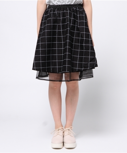 WEGO(ウィゴー)の「WEGO/リバーシブルチェックスカート(スカート・レディース・グレー/ブラック/オフホワイト・FREE)」の8枚目の写真