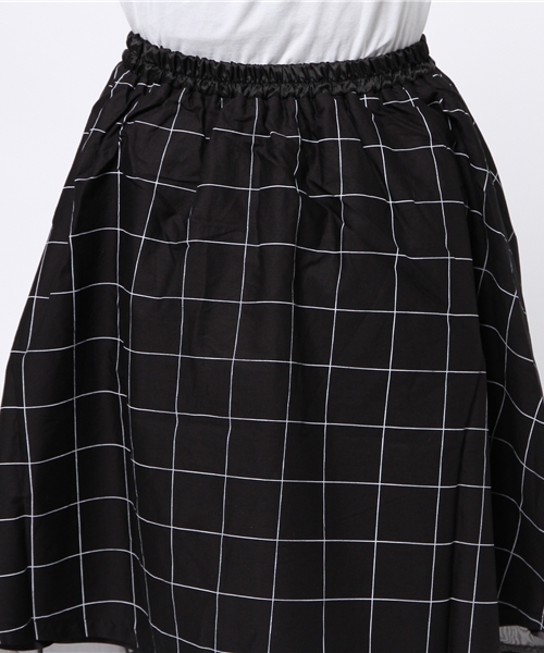 WEGO(ウィゴー)の「WEGO/リバーシブルチェックスカート(スカート・レディース・グレー/ブラック/オフホワイト・FREE)」の14枚目の写真
