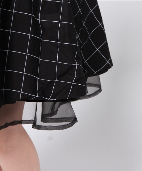 WEGO(ウィゴー)の「WEGO/リバーシブルチェックスカート(スカート・レディース・グレー/ブラック/オフホワイト・FREE)」の15枚目の写真