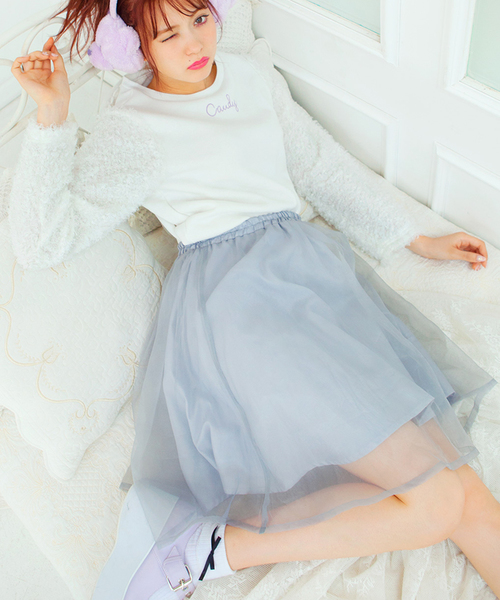 WEGO(ウィゴー)の「WEGO/リバーシブルチェックスカート(スカート・レディース・グレー/ブラック/オフホワイト・FREE)」の4枚目の写真