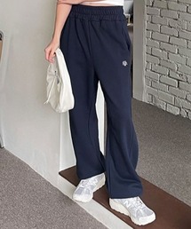 A'GEM/9 × .kom 『muah muah/ムーアムーア』 STITCH LOGO STRING JOGGER PANTS/ストリングジョガーパンツ