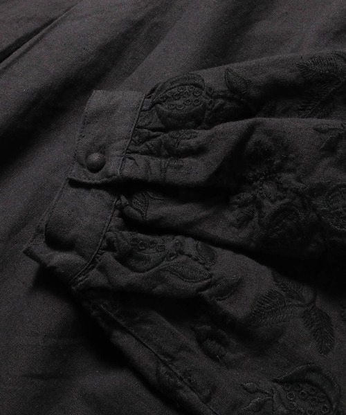 soulberry(ソウルベリー)の「味わい刺繍ブラウス(シャツ/ブラウス・レディース・スミクロ・4L/3L/LL/L/M/5L)」の8枚目の写真