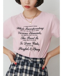 jouetie | ラインストーンフィットTシャツ(Tシャツ/カットソー)
