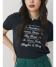 jouetie | ラインストーンフィットTシャツ(Tシャツ/カットソー)