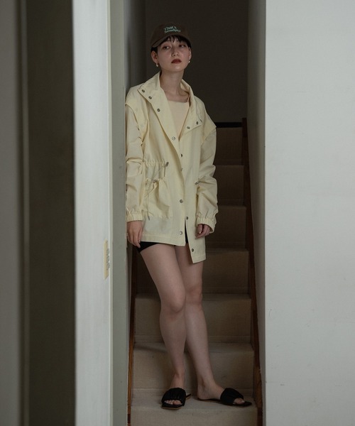 lawgy(ラウジー)の「multi arrange trench coat / マルチアレンジトレンチコート(トレンチコート・レディース・アイボリー/グリーン系その他・FREE)」の17枚目の写真
