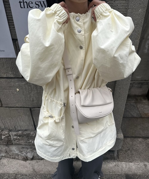 lawgy(ラウジー)の「multi arrange trench coat / マルチアレンジトレンチコート(トレンチコート・レディース・アイボリー/グリーン系その他・FREE)」の7枚目の写真