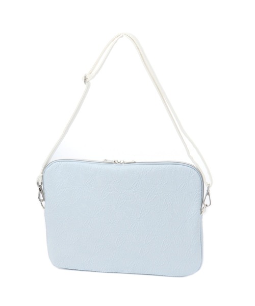 LAKOLE(ラコレ)の「エンボスPCケース / 111762(PC・タブレットケース・レディース・ライトブルー/イエロー・FREE)」の4枚目の写真