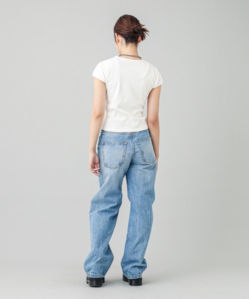 X-girl（エックスガール）の「5POCKET DENIM PANTS（デニムパンツ