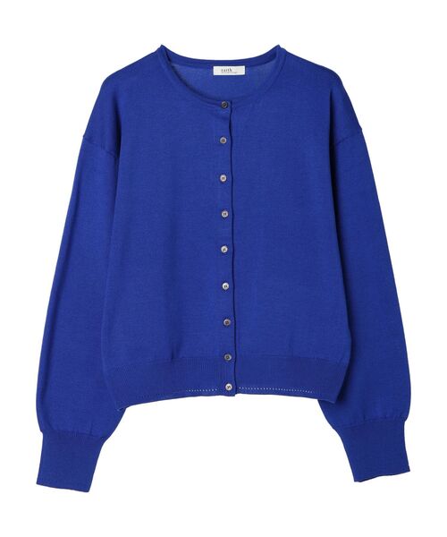 earth music&ecology（アースミュージックアンドエコロジー）の「UVカット加工　ベーシックカーディガン（カーディガン/ボレロ・レディース・オフホワイト/ブルー/ブラック/ライトピンク/ライトグレー/ネイビー・FREE）」の8枚目の写真