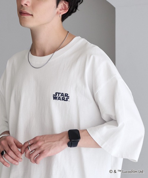 スターウォーズ ヴィンテージ加工オーバーサイズT アミダラ STAR WARS/スターウォーズ 別注 ヴィンテージライクプリント