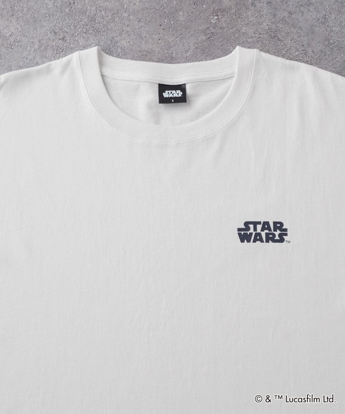 STAR WARS(スターウォーズ)の「STAR WARS/スターウォーズ 別注 ヴィンテージライクプリント オーバーサイズ半袖Tシャツ(Tシャツ/カットソー・メンズ・ブラック系1/ブラック系2/ホワイト系2/ホワイト系1/ホワイト系3/ブラック系3・M/L)」の11枚目の写真