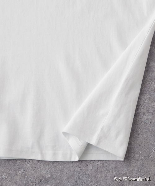 STAR WARS(スターウォーズ)の「STAR WARS/スターウォーズ 別注 ヴィンテージライクプリント オーバーサイズ半袖Tシャツ(Tシャツ/カットソー・メンズ・ブラック系1/ブラック系2/ホワイト系2/ホワイト系1/ホワイト系3/ブラック系3・M/L)」の13枚目の写真