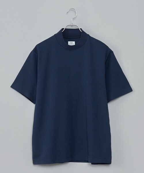 coen(コーエン)の「【RONEL】PLATINGジャケットネックTシャツ(Tシャツ/カットソー・メンズ・ブラック/ホワイト/ライトグレー/ネイビー・S/M/L/XL)」の4枚目の写真