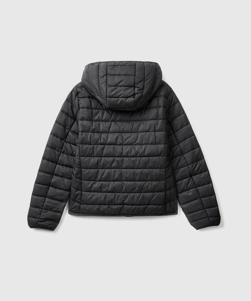 BENETTON (UNITED COLORS OF BENETTON)(ベネトンユナイテッドカラーズオブベネトン)の「リサイクルナイロンマイクロパフフード付きジャケット(その他アウター・レディース・ブラック/ホワイト/ネイビー・XX-SMALL/X-SMALL/SMALL/MEDIUM)」の15枚目の写真