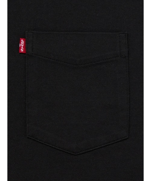 Levi's(リーバイス)の「Levi's/リーバイス ヘビーウェイト ポケット Tシャツ ブラック MINERAL BLACK(Tシャツ/カットソー・メンズ・ブラック・L/M/S/XL)」の6枚目の写真