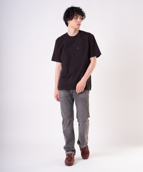 Levi's/リーバイス ヘビーウェイト ポケット Tシャツ ブラック MINERAL