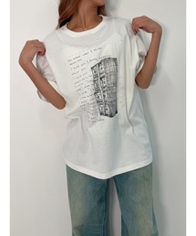 DURAS（デュラス）の「Message T-shirt（Tシャツ/カットソー）」