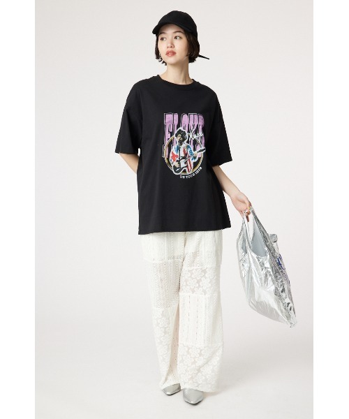 RODEO CROWNS WIDE BOWL(ロデオクラウンズワイドボウル)の「3B TOUR Tシャツ(Tシャツ/カットソー・レディース・チャコールグレー/ダークグリーン/アイボリー・FREE)」の11枚目の写真