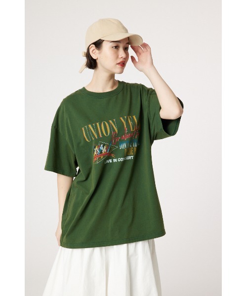 RODEO CROWNS WIDE BOWL(ロデオクラウンズワイドボウル)の「3B TOUR Tシャツ(Tシャツ/カットソー・レディース・チャコールグレー/ダークグリーン/アイボリー・FREE)」の15枚目の写真