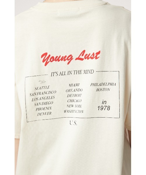 RODEO CROWNS WIDE BOWL(ロデオクラウンズワイドボウル)の「3B TOUR Tシャツ(Tシャツ/カットソー・レディース・チャコールグレー/ダークグリーン/アイボリー・FREE)」の5枚目の写真