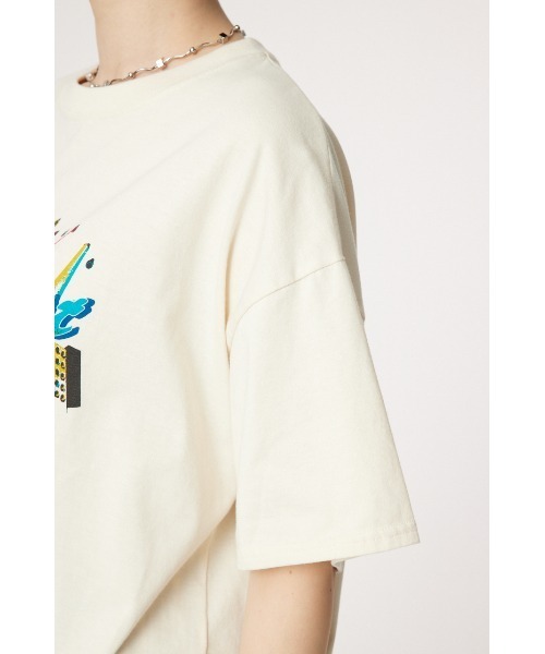 RODEO CROWNS WIDE BOWL(ロデオクラウンズワイドボウル)の「3B TOUR Tシャツ(Tシャツ/カットソー・レディース・チャコールグレー/ダークグリーン/アイボリー・FREE)」の6枚目の写真