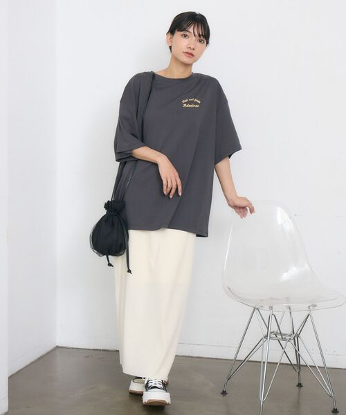 RETRO GIRL（レトロガール）の「チュール巾着ショルダーバッグ（ショルダーバッグ・レディース・オフホワイト/ブラック/ブラック系その他4・ONE SIZE）」の14枚目の写真