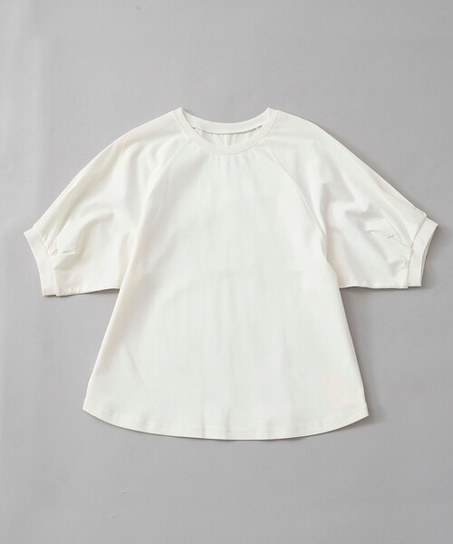 coen(コーエン)の「【RONEL】クリアスムースラグランスリーブカットソー(Tシャツ/カットソー・レディース・オフホワイト/ライトグレー/ライトブルー/ブラック・S/M)」の6枚目の写真