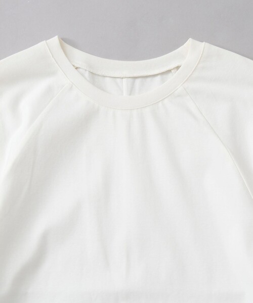 coen(コーエン)の「【RONEL】クリアスムースラグランスリーブカットソー(Tシャツ/カットソー・レディース・オフホワイト/ライトグレー/ライトブルー/ブラック・S/M)」の8枚目の写真