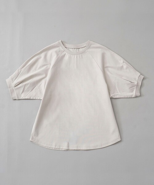 coen(コーエン)の「【RONEL】クリアスムースラグランスリーブカットソー(Tシャツ/カットソー・レディース・オフホワイト/ライトグレー/ライトブルー/ブラック・S/M)」の13枚目の写真