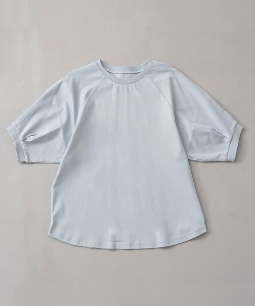 coen(コーエン)の「【RONEL】クリアスムースラグランスリーブカットソー(Tシャツ/カットソー・レディース・オフホワイト/ライトグレー/ライトブルー/ブラック・S/M)」の16枚目の写真