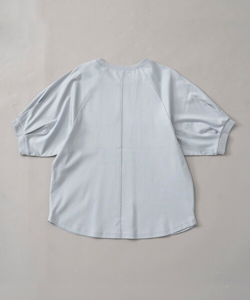 coen(コーエン)の「【RONEL】クリアスムースラグランスリーブカットソー(Tシャツ/カットソー・レディース・オフホワイト/ライトグレー/ライトブルー/ブラック・S/M)」の17枚目の写真