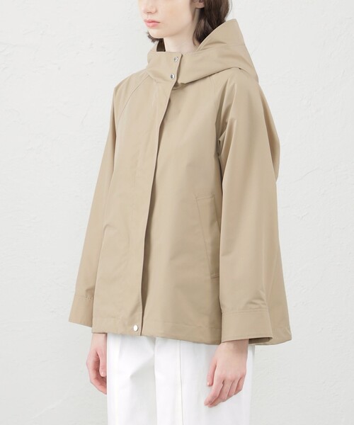 MACKINTOSH PHILOSOPHY（ﾏｯｷﾝﾄｯｼｭ ﾌｨﾛｿﾌｨｰ）の「【WEB&一部店舗限定】コットンレインクロスブルゾン（ブルゾン・レディース・ホワイト系その他/ベージュ/ダークネイビー・36/38）」の8枚目の写真