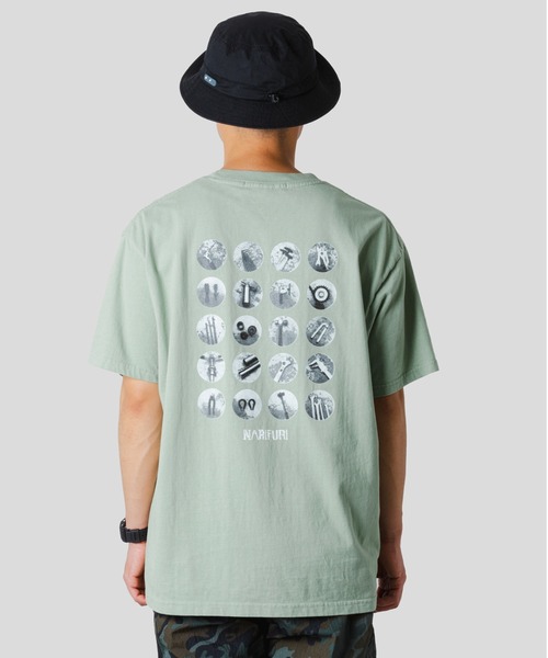 narifuri(ナリフリ)の「バイシクルツールフォトTシャツ(Tシャツ/カットソー・メンズ・ブラック/グレイッシュブルー/セージグリーン/ホワイト・MEDIUM/LARGE/SMALL/X-LARGE)」の1枚目の写真