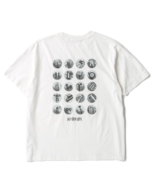 narifuri(ナリフリ)の「バイシクルツールフォトTシャツ(Tシャツ/カットソー・メンズ・ブラック/グレイッシュブルー/セージグリーン/ホワイト・MEDIUM/LARGE/SMALL/X-LARGE)」の7枚目の写真