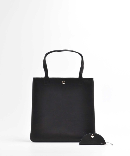 CLEDRAN(クレドラン)の「CL3709 MILL TOTE レザーミニトート(トートバッグ・レディース・ブラック/アイボリー/グレイッシュベージュ/パープル・FREE)」の1枚目の写真