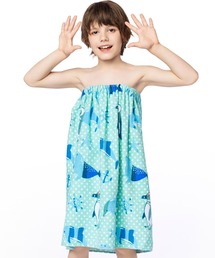 DAY CLOSET（デイ クローゼット）の「【60×120cm】キッズ ふんわりポップデザインプールラップタオル（スイムグッズ）」