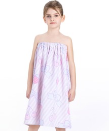DAY CLOSET（デイ クローゼット）の「【60×120cm】キッズ ふんわりポップデザインプールラップタオル（スイムグッズ）」