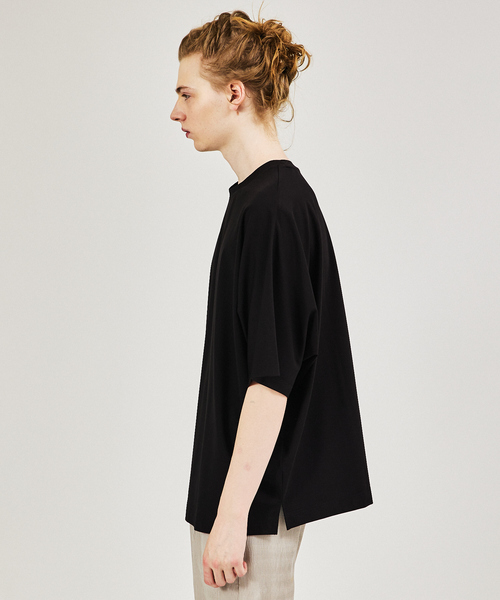 AH ABAHOUSE（エーエイチアバハウス）の「【AH ABAHOUSE】ドルマンスリーブ / ポンチ カットソー（Tシャツ/カットソー・メンズ・ホワイト/ダークグリーン/グレー/ブラック/ラベンダー・フリー）」の9枚目の写真