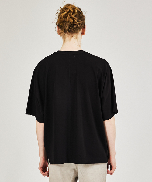 AH ABAHOUSE（エーエイチアバハウス）の「【AH ABAHOUSE】ドルマンスリーブ / ポンチ カットソー（Tシャツ/カットソー・メンズ・ホワイト/ダークグリーン/グレー/ブラック/ラベンダー・フリー）」の8枚目の写真