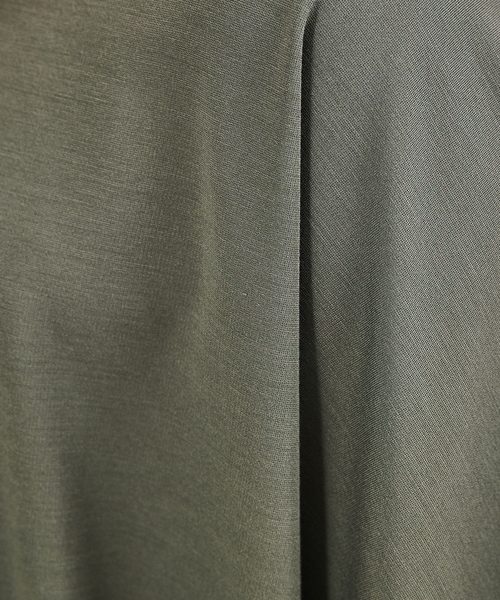 AH ABAHOUSE（エーエイチアバハウス）の「【AH ABAHOUSE】ドルマンスリーブ / ポンチ カットソー（Tシャツ/カットソー・メンズ・ホワイト/ダークグリーン/グレー/ブラック/ラベンダー・フリー）」の21枚目の写真