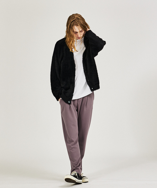 AH ABAHOUSE（エーエイチアバハウス）の「【AH ABAHOUSE】ドルマンスリーブ / ポンチ カットソー（Tシャツ/カットソー・メンズ・ホワイト/ダークグリーン/グレー/ブラック/ラベンダー・フリー）」の17枚目の写真