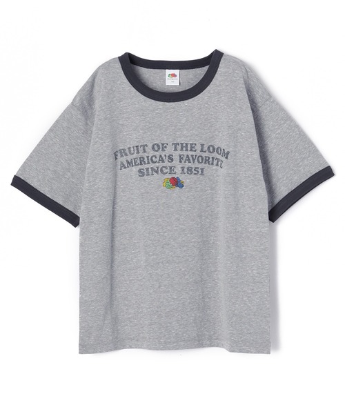 FRUIT OF THE LOOM(フルーツオブザルーム)の「リンガープリントTEE(Tシャツ/カットソー・キッズ・サックスブルー/グレー/ホワイト・L/M/S)」の8枚目の写真