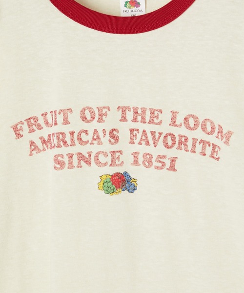 FRUIT OF THE LOOM(フルーツオブザルーム)の「リンガープリントTEE(Tシャツ/カットソー・キッズ・サックスブルー/グレー/ホワイト・L/M/S)」の13枚目の写真