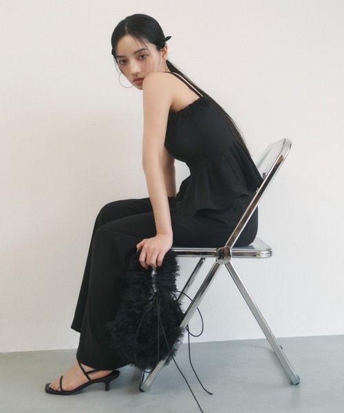 スナイデル  タックペプラムベアTOPS SNIDEL（スナイデル）の「タックペプラムベアTOPS（シャツ