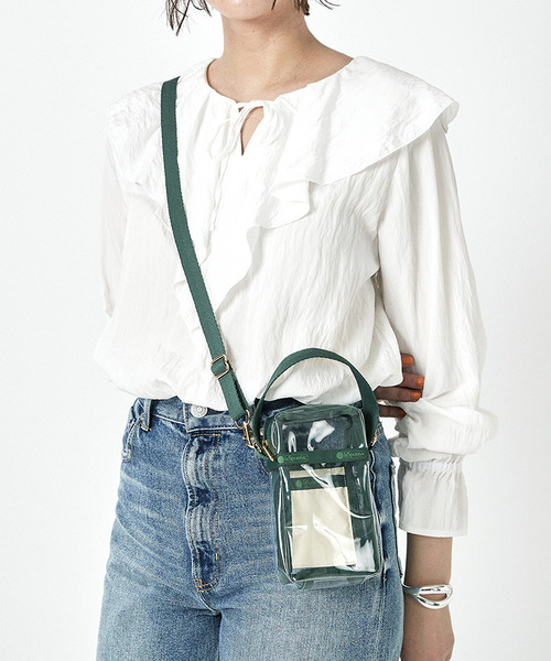 LeSportsac（レスポートサック）の「CLEAR MINI PHONE XBODY クリア