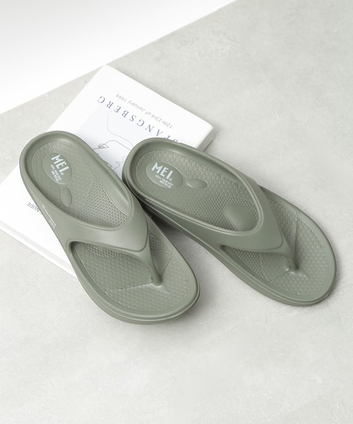 MEI（メイ）の「【MEI】トングサンダル ビーチサンダル（サンダル・メンズ・ブラック/ホワイト/カーキ/グレー・28cm/27cm/26cm/24cm/23cm/22cm）」の4枚目の写真